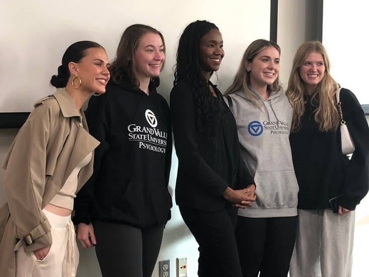 Justice Bolden with Psych Friends mentors